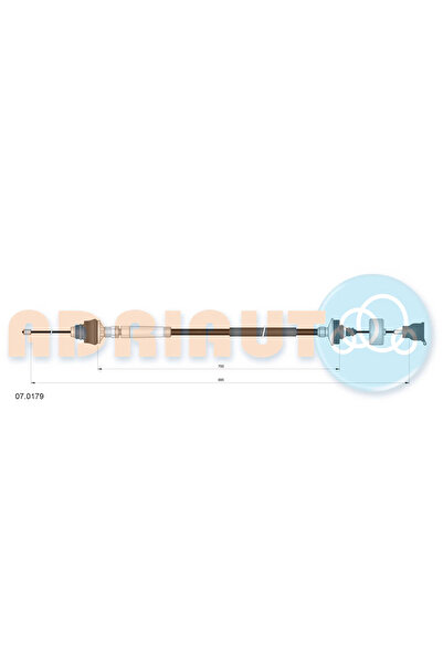 Adriauto Cablu Ambreiaj Citroen Berlingo / Berlingo First Autoutilitara/Limuz...