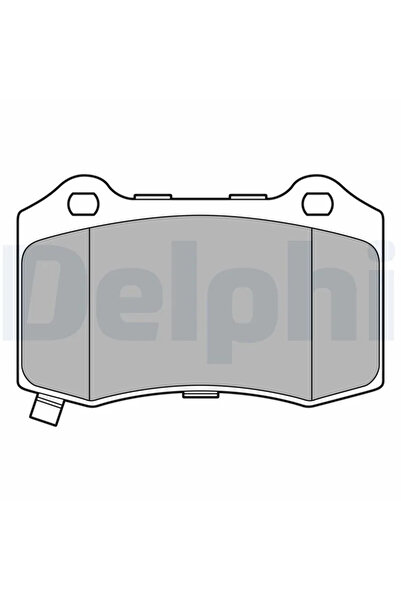 DELPHİ Комплект спирачни накладки за дискови спирачки Chevrolet Camaro Chrysl...