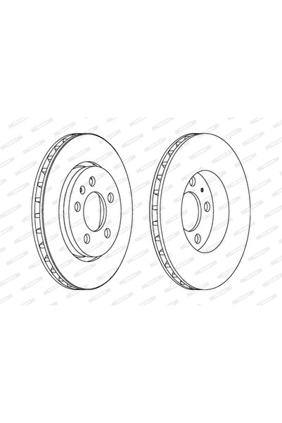 FERODO Disc Frana Audi A3/Tt Seat Leon/Toledo 2