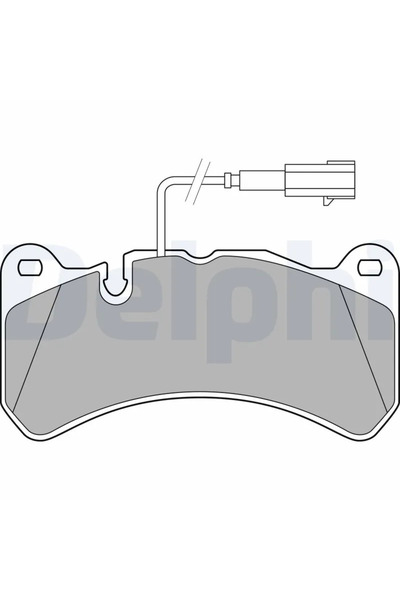 DELPHİ Set Placute Frana Frana Disc Alfa Romeo Giulia/Stelvio