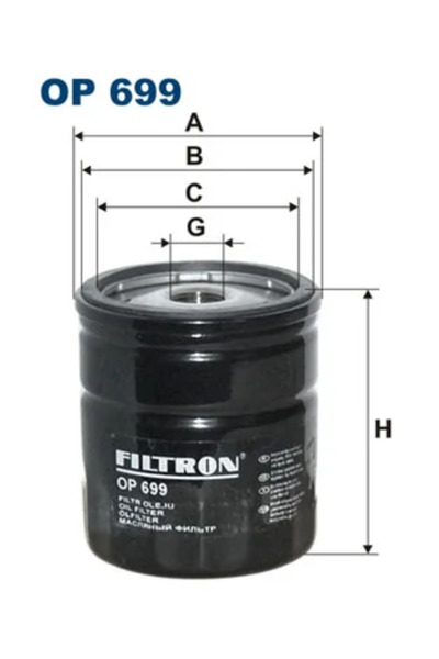 Filtron Filtru Ulei Buick Park Avenue/Regal/Skylark Chevrolet Beretta Cupe/Ca...