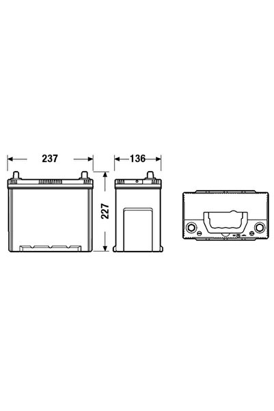 EXIDE Baterie De Pornire Daihatsu Terios (j1_) 1997-2006 Benzina