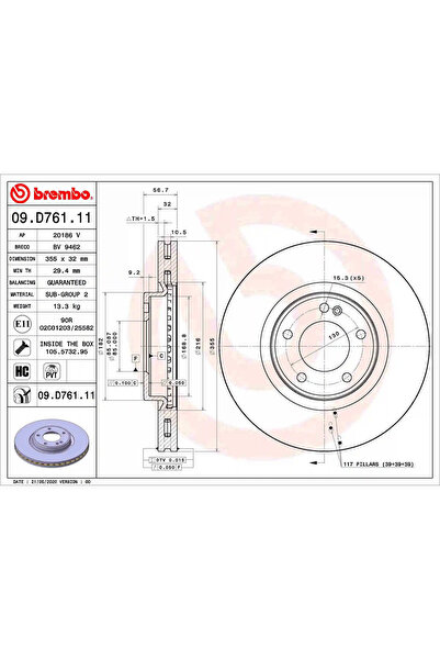 Brembo Disc Frana Mercedes-Benz G-Class