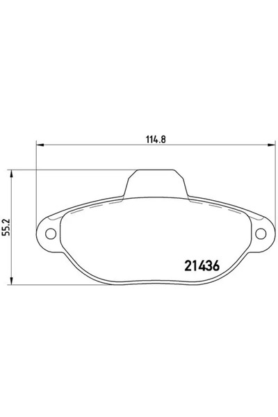 Brembo Set Placute Frana Frana Disc Fiat Palio/Punto Lancia Y