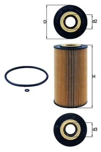 KNECHT Filtru Ulei Mercedes-Benz E-Class/G-Class/M-Class