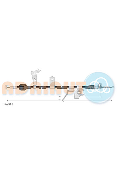 Adriauto Cablu Frana De Parcare Spate Dreapta Fiat Sedici Suzuki SX4