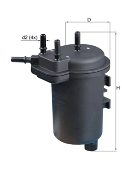 KNECHT Filtru Combustibil Renault Megane 2/Scenic 2