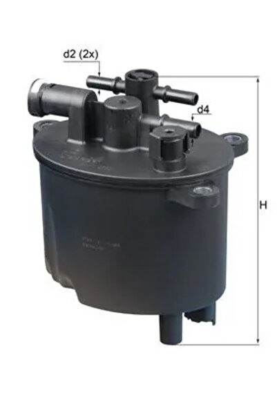 KNECHT Filtru Combustibil Citroen C-Crosser/C5 2/C5 3 Fiat Ulysse 2006-2019