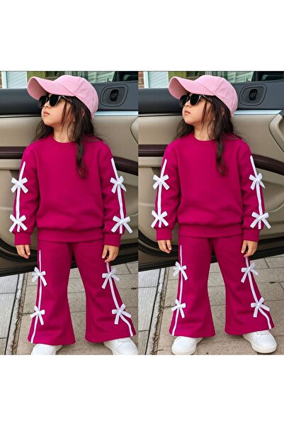 KOKOŞ BEBEK Bow Detail Girl's Suit 31526