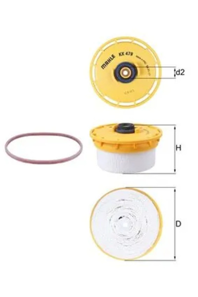 KNECHT Filtru Combustibil Lexus Lx Toyota Land Cruiser 2007-2015