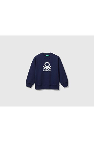 United Colors of Benetton Organic Cotton Long-Sleeve Sweater