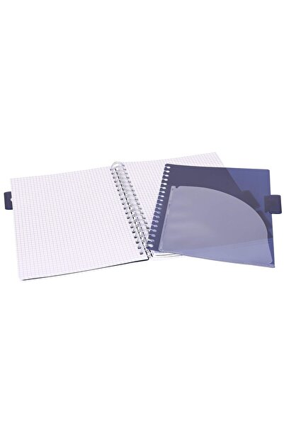 Strigo Spiral notebook and dividers Project Book MARBLE B5, mathematics, 200 pg, cardboard covers PADS029