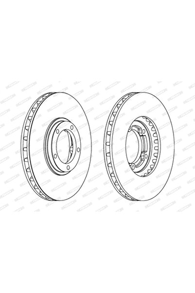 FERODO Disc Frana Hyundai H-1 / Starex Bus/H-1 Cargo/H-1 Travel Jac Refine M5...