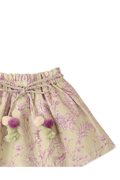 Gingersnaps Girls Printed Tie-Waist Skirt