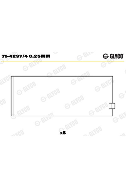 GLYCO Cuzineti Biela Opel Vectra A (j89) 1990-1995 Diesel