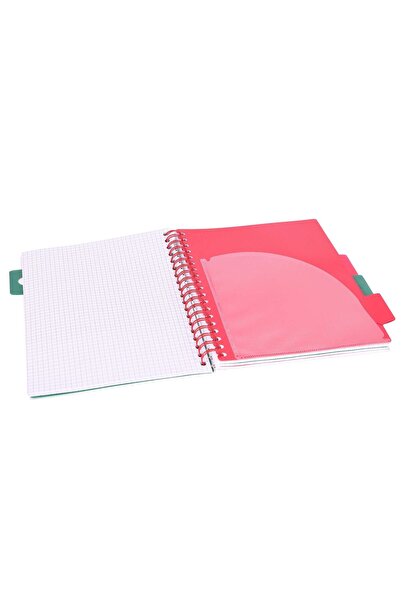 Strigo Spiral notebook and dividers Project Book DRAGON B5, mathematics, 200 pg, cardboard covers PADS072