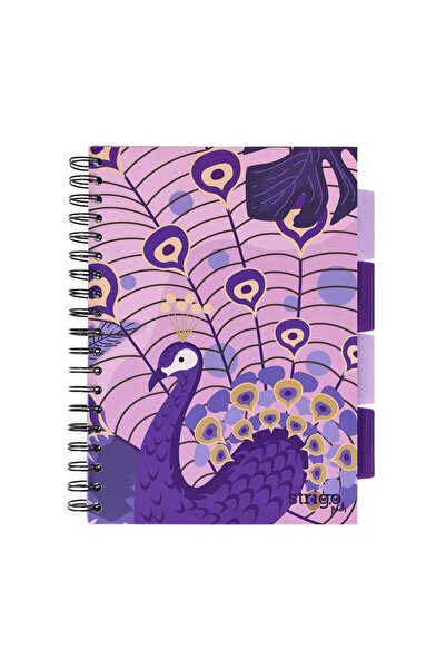 Strigo Spiral notebook and dividers Project Book JUNGLE B5, mathematics, 200 pg, cardboard covers PADS041