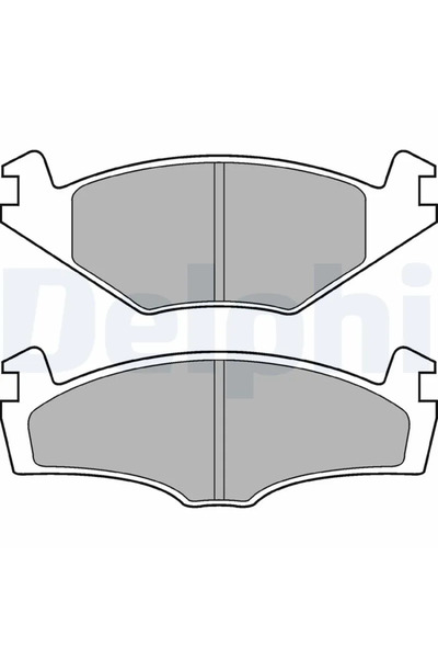 DELPHİ Brake pad set disc brake VW POLO coupe 1982-1994 LP979