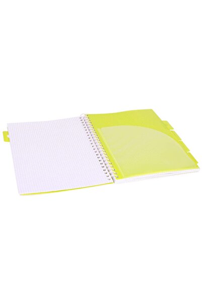 Strigo Spiral notebook and dividers Project Book PASTEL A4, mathematics, 200 pg, cardboard covers PADS032