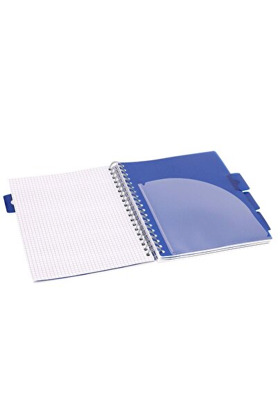 Strigo Spiral notebook and dividers Project Book SKY B5, mathematics, 200 pg, cardboard covers PADS007