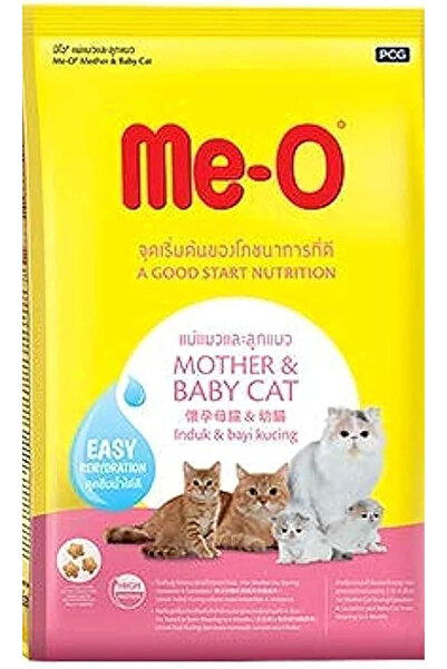 me-o طعام جاف للقطط الأم والطفل 1.1 كجم × 3