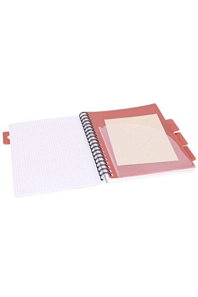 Strigo Spiral notebook and dividers Project Book BASIC B5, mathematics, 200 pg, cardboard covers PADS059