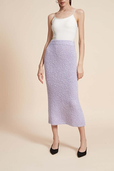 Yola Solid Knit Midi Skirt
