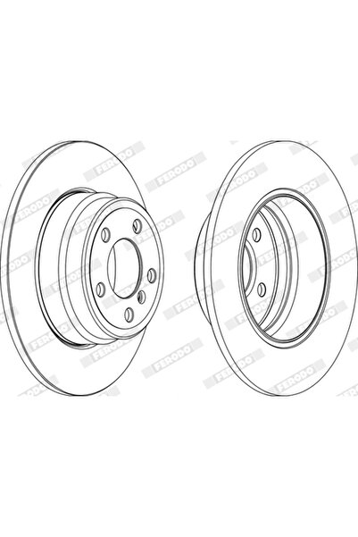 FERODO Brake Disc Bmw X5