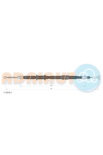 Adriauto Жило за ръчна спирачка задно дясно Fiat Brava/Bravo 1/Marea