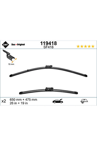 SWF Lamela Stergator Fata Ford Mondeo 4 Volvo C70 2