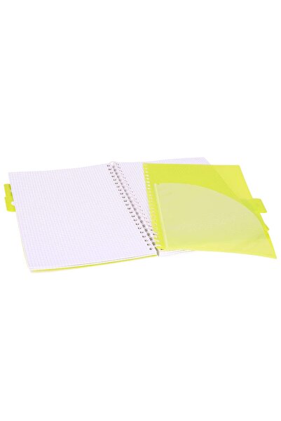 Strigo Spiral notebook and dividers Project Book PASTEL A4, mathematics, 200 pg, cardboard covers PADS032