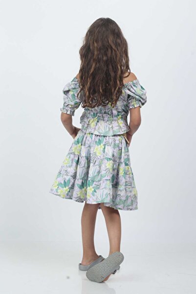 Gingersnaps Girls Floral Midi Skirt