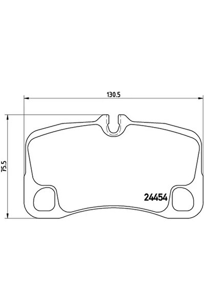 Brembo Set Placute Frana Frana Disc Porsche 911