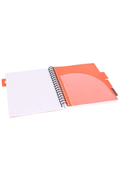 Strigo Spiral notebook and dividers Project Book FLORAL B5, mathematics, 200 pg, cardboard covers PADS046