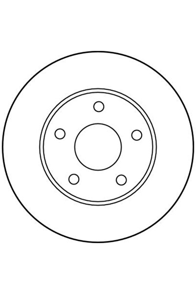 TRW Brake disc FORD SCORPIO I 1985-1994 DF1647