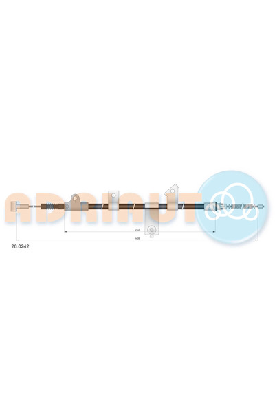 Adriauto Cablu Frana De Parcare Spate Stanga Nissan Micra 2