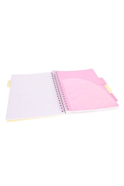 Strigo Spiral notebook and dividers Project Book MEDUZA B5, mathematics, 200 pg, cardboard covers PADS052
