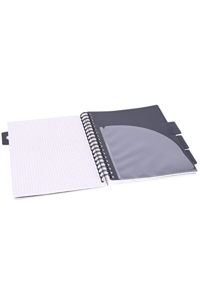 Strigo Spiral notebook and dividers Project Book BASIC B5, mathematics, 200 pg, cardboard covers PADS058