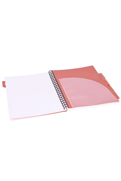 Strigo Spiral notebook and dividers Project Book BASIC A4, mathematics, 200 pg, cardboard covers PADS056