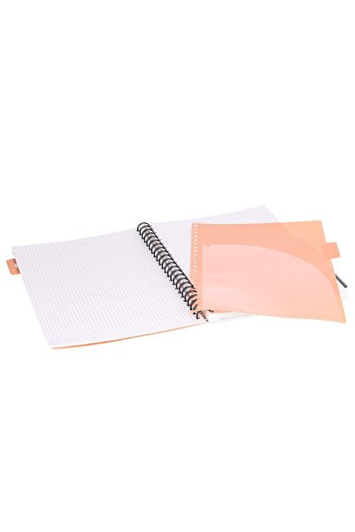 Strigo Spiral notebook and dividers Project Book FLORAL A4, mathematics, 200 pg, cardboard covers PADS042