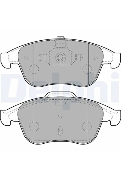 DELPHİ Brake pad set disc brake RENAULT MEGANE III coupe 2008-2015 LP2181