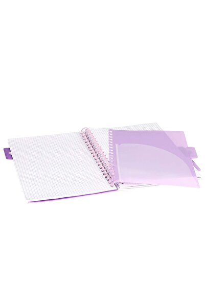 Strigo Spiral notebook and dividers Project Book PANDA B5, mathematics, 200 pg, cardboard covers PADS025
