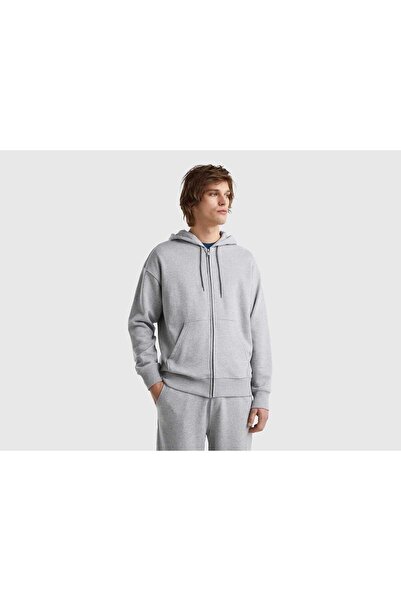 United Colors of Benetton Mens Cotton Zip Sweater
