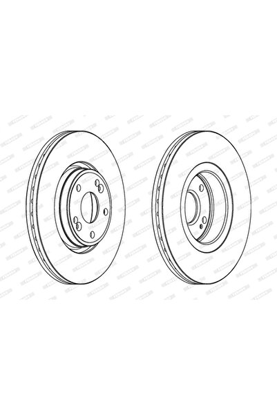 FERODO Brake Disc Renault Laguna 2