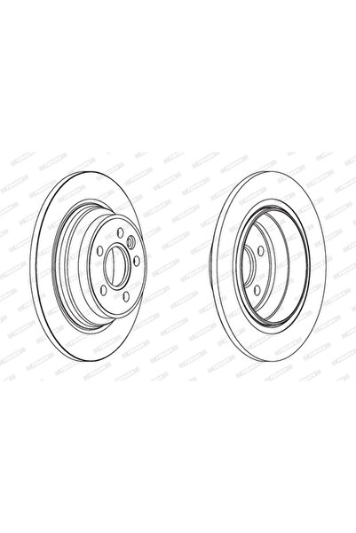 FERODO Disc Frana Volvo S80 2/V70 3/XC70 2