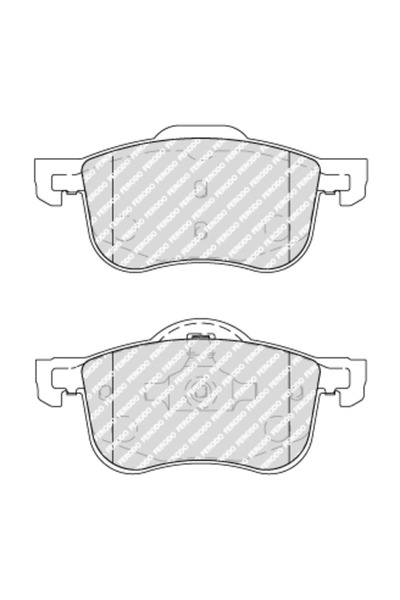 FERODO Set Placute Frana Frana Disc Volvo S60 1/S80 1/V70 1