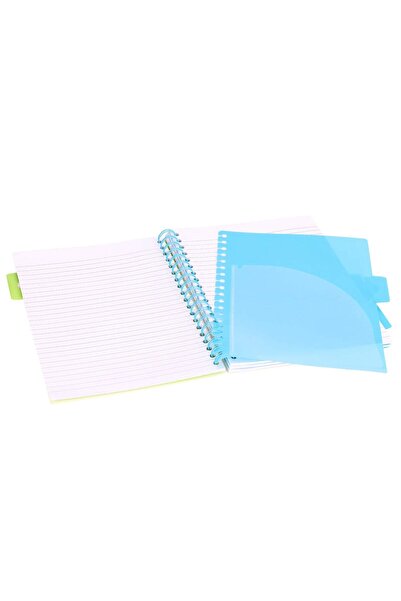 Strigo Spiral notebook and dividers Project Book NEON B5, dictando, 200 pg, cardboard covers PADS086