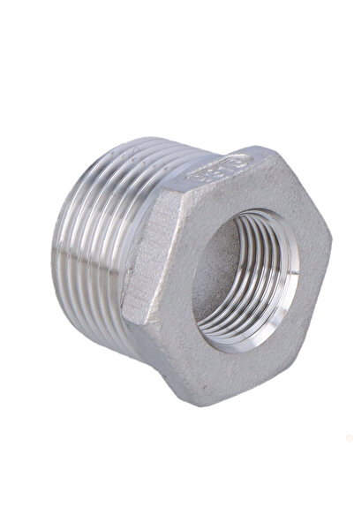 Other Stainless steel threaded reducing coupling, male-female, 34 x 38