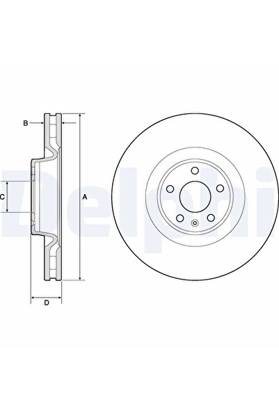 DELPHİ Disc Frana Audi A6 Allroad C7