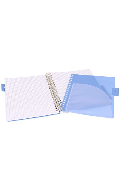 Strigo Spiral notebook and dividers Project Book MARBLE B5, mathematics, 200 pg, cardboard covers PADS031